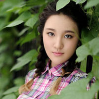 90后美女刘筱筱清新头像图片