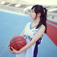 女生篮球头像30号图片