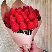 草莓花束图片头像