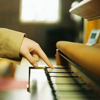 钢琴头像情侣图片
