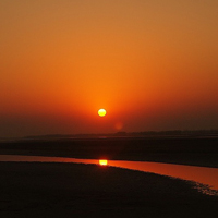 个性夕阳风景头像夕阳西下美景