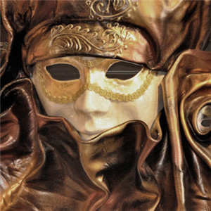 恐怖的面具头像