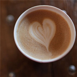 咖啡心形拉花图片经典头像