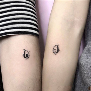 情侣纹身头像一左一右图片