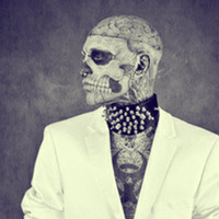 酷炫的哥特风男生头像