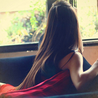 转身离开时的背景唯美头像