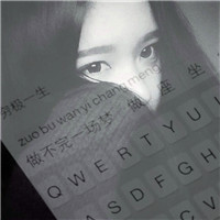 键盘合成女生头像