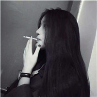 吸烟女生头像背影图片