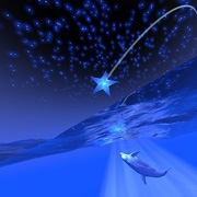 蓝色系清新静物头像