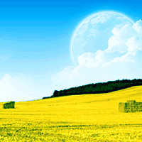 奇幻异彩风景头像