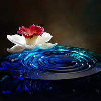 漂亮水晶饰物头像