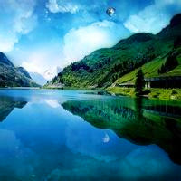 异彩奇幻风景头像