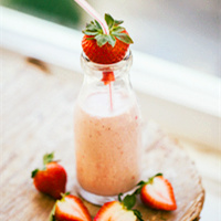 清新健康奶昔头像,可爱头像图片