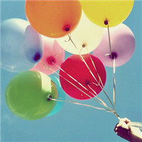 彩色气球qq头像