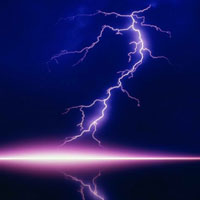 紫色闪电个性头像