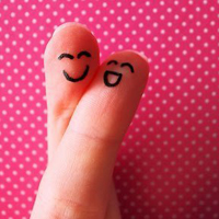 唯美手语qq头像