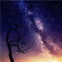 意境简单星空头像
