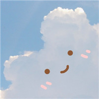 可爱手绘白云头像