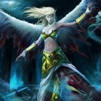 lol堕落天使暗黑头像