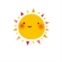 萌系小太阳手绘头像