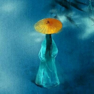 古风情头一左一右高清,动漫头像图片