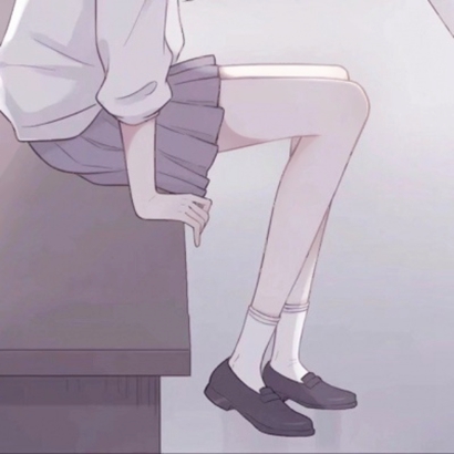 女生头像部位图腿动漫