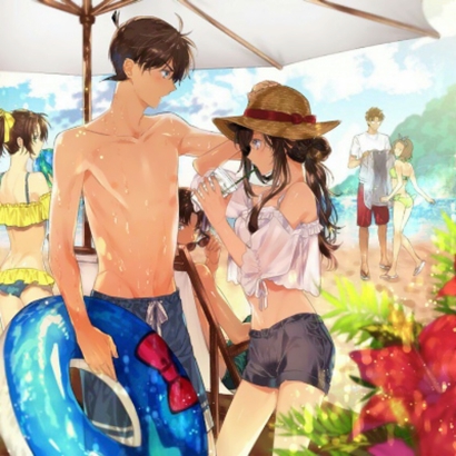 名侦探柯南情侣图片头像