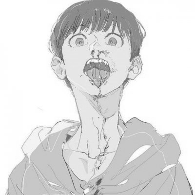 动漫头像黑白血腥,动漫头像图片