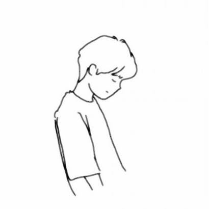 男女简笔画情侣头像