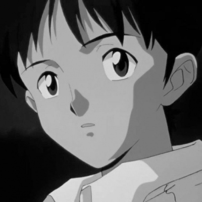 碇真嗣头像黑白