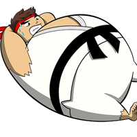 胖子做仰卧起坐头像