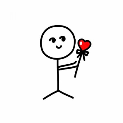 爱心小人简笔画头像图片大全,卡通头像图片
