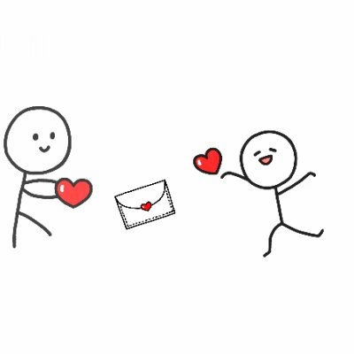 爱心小人简笔画头像图片大全