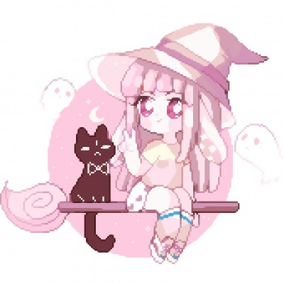 高清可爱的像素动漫头像图片