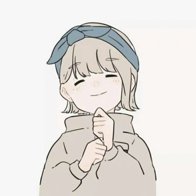 简单卡通人物情侣头像