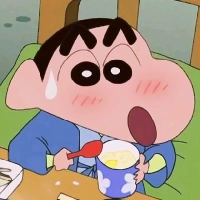 蜡笔小新吃东西头像,动漫头像图片