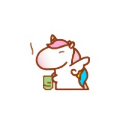 高清卡通的可爱q版独角兽头像图片