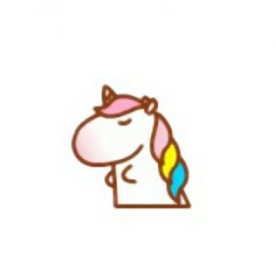 高清卡通的可爱q版独角兽头像图片