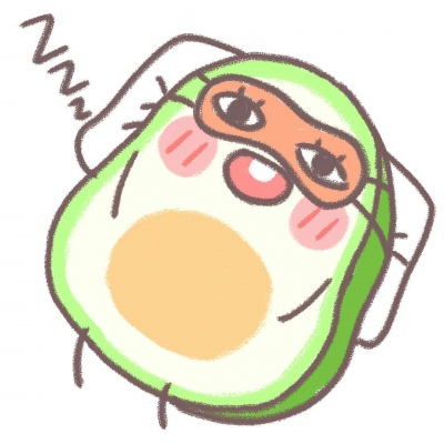 搞清拟人化的牛油果可爱卡通头像图片