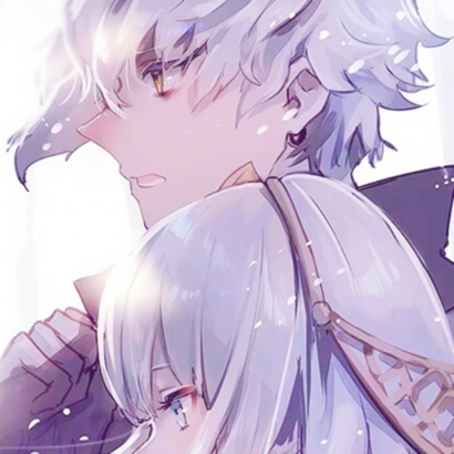 qq情头动漫亲密一对两张,动漫头像图片