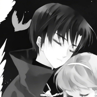 qq情头动漫亲密一对两张,动漫头像图片