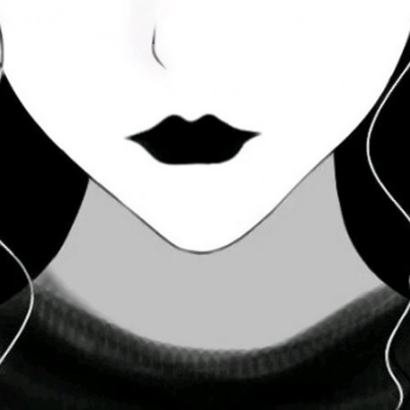 女生动漫嘴部头像图片大全