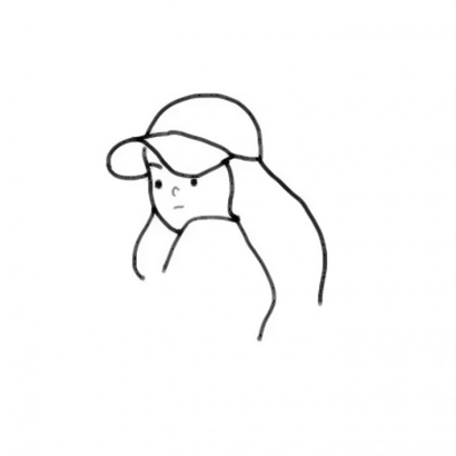 快手简笔画头像