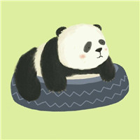熊猫头像贱萌q版图片