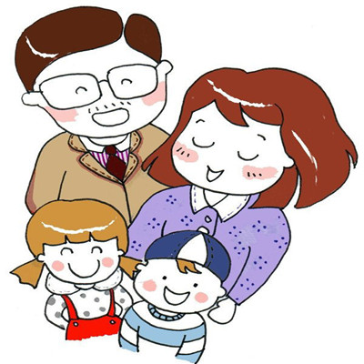 一家四口头像图片大全