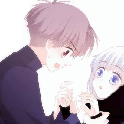 怦然心动双人动漫情侣头像图片