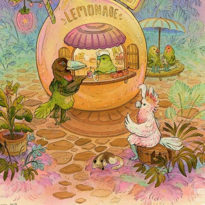 高清童话般温馨的唯美小屋图片头像