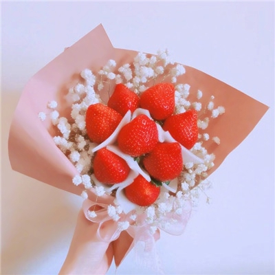 草莓花束图片高清头像