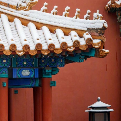 高清好看的故宫雪景唯美图片头像