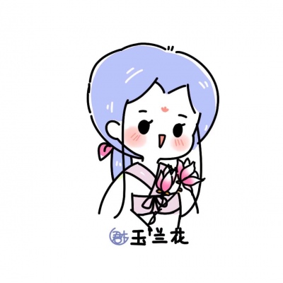 高清超萌的花简笔画图片可爱拟人头像